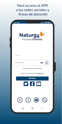 Naturgy Panamá Clientes android App screenshot 5